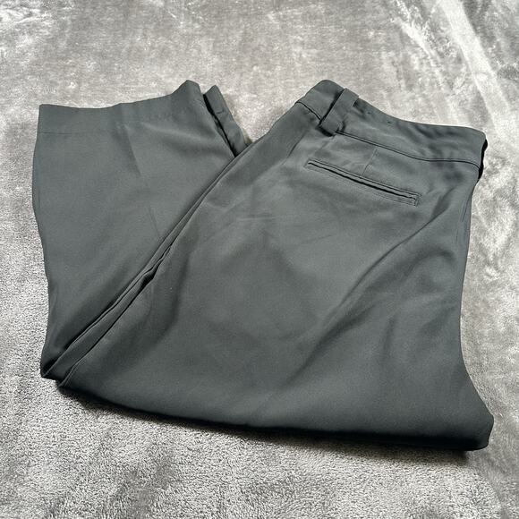 Nike Pants Womens 14 Black Golf Tour Performance Dri Fit Straight Leg Cropped‎ - Picture 5 of 11